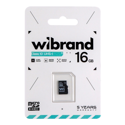 Купити Карта Пам'яті Wibrand MicroSDHC 16gb UHS-1 10 Class