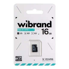 Купить Карта Памяти Wibrand MicroSDHC 16gb UHS-1 10 Class