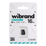 Купити Карта Пам'яті Wibrand MicroSDHC 16gb UHS-1 10 Class