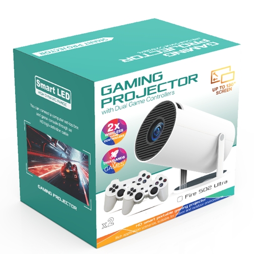 Купити Проектор FIRE 502 Ultra HD + Games, 2