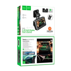 Купить Видеорегистратор Hoco DV3 2,45-inch IPS+Камера Заднего Вида