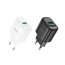 Купити Мережевий Зарядний Пристрій Hoco C140A 1USB QC 18W