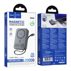 Купити Універсальна Мобільна Батарея Power Bank Hoco Q44A Origen dual PD45W magnetic 20000mAh Купити Універсальна Мобільна Батарея Power Bank Hoco Q44A Origen dual PD45W magnetic 20000mAh