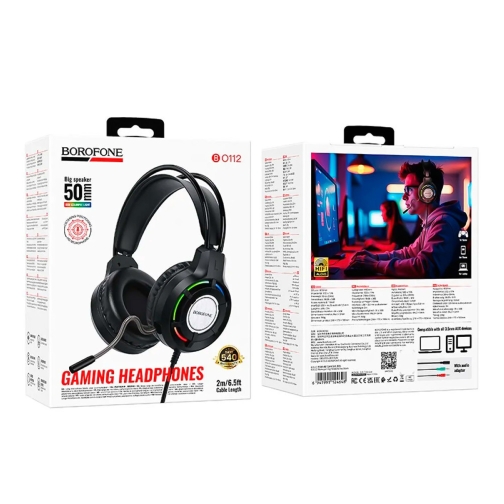 Купить Игровые Наушники Borofone BO112 Wave, 2