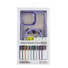 Купити Чехол TPU+PC+Metal Stand Case with MagSafe and Camera Lenses для iPhone 12 Pro Max М'ята упаковка