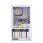 Купить Чехол TPU+PC+Metal Stand Case with MagSafe and Camera Lenses для iPhone 12 Pro Max Мятая упаковка, 2