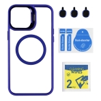 Купить Чехол TPU+PC+Metal Stand Case with MagSafe and Camera Lenses для iPhone 12 Pro Max Мятая упаковка, 4