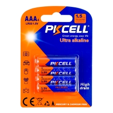 Купити Батарейки PKCELL 1.5V AAA/LR03, 4 шт блiстер