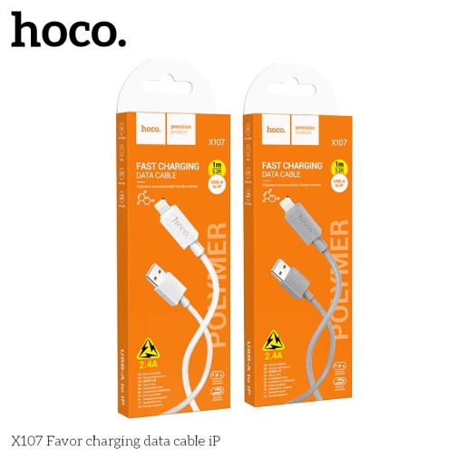 Купити Кабель USB Hoco X107 Lightning 2.4A М'ята упаковка