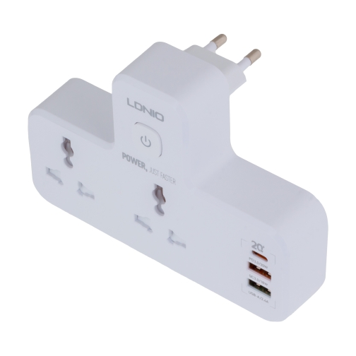 Купити Мережевий адаптер LDNIO SC2311 2 ports / PD / 2USB QC3.0 / Night Lamp, 3