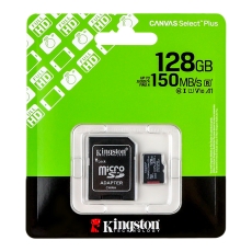 Купить Карта Памяти Kingston Canvas Select Plus Gen3 microSDXC (UHS-1) 128gb 10 Class & Adapter Купить Карта Памяти Kingston Canvas Select Plus Gen3 microSDXC (UHS-1) 128gb 10 Class & Adapter