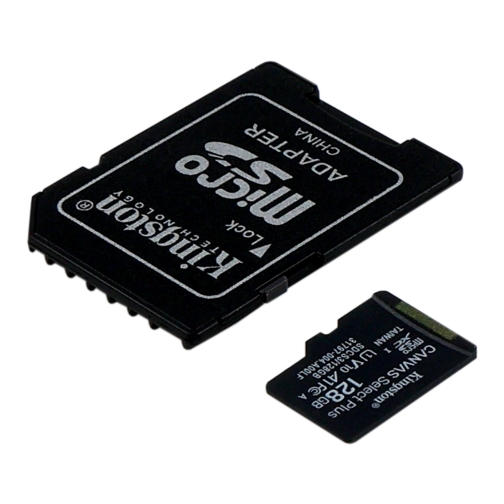 Купить Карта Памяти Kingston Canvas Select Plus Gen3 microSDXC (UHS-1) 128gb 10 Class & Adapter, 2
