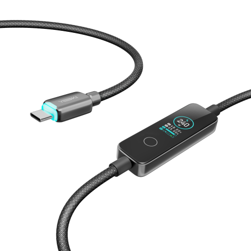 Купить USB YOKI MONITOR YK-CAMO924L2 Type-C to Type-C 240W 2m, 5