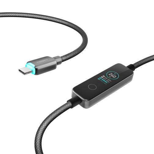 Купить USB YOKI MONITOR YK-CAMO924L2 Type-C to Type-C 240W 2m, 7