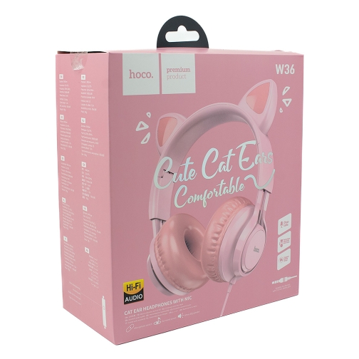 Купить Наушники Hoco W36 Cat Ear мятая упаковка, 2