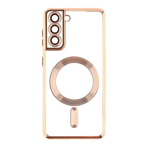 Купити Чохол TPU Metallic Full Camera with Magsafe для Samsung Galaxy S21 5G (G991), 2