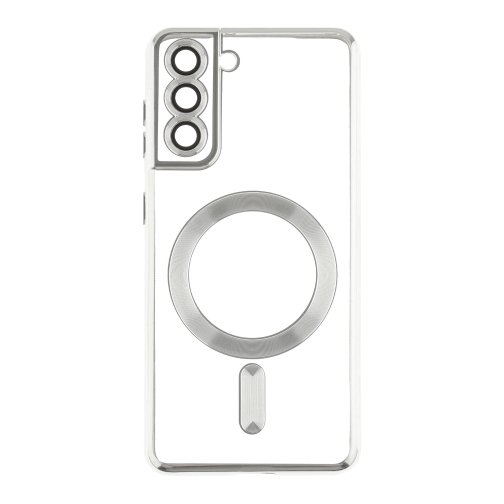 Купити Чохол TPU Metallic Full Camera with Magsafe для Samsung Galaxy S21 5G (G991), 3