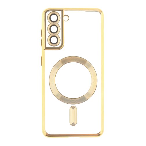 Купити Чохол TPU Metallic Full Camera with Magsafe для Samsung Galaxy S21 5G (G991), 5