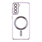 Купити Чохол TPU Metallic Full Camera with Magsafe для Samsung Galaxy S21 5G (G991), 7