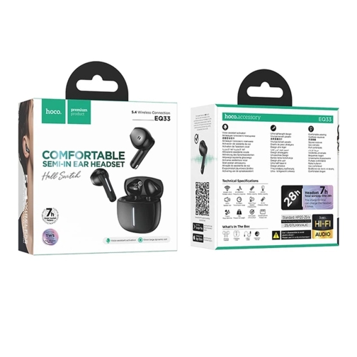 Купить Блютуз Стерео Гарнитура Hoco EQ33, 3