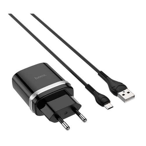 Купити Мережевий Зарядний Пристрій Hoco C12Q QC 3.0 18W Micro, 4