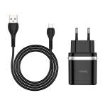 Купити Мережевий Зарядний Пристрій Hoco C12Q QC 3.0 18W Micro, 5