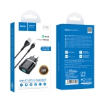 Купити Мережевий Зарядний Пристрій Hoco C12Q QC 3.0 18W Micro, 8
