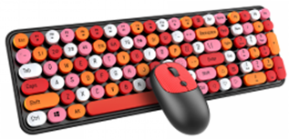 Купить Образец Беспроводная Клавиатура и Мышь TWolf TF350 Colorful