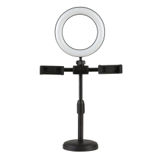 Купити Лампа Кільцева 16 см з Двома Тримачами