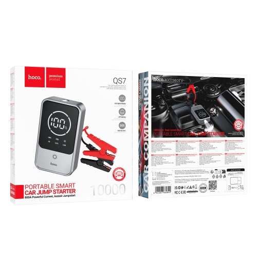 Купить Универсальная Мобильная Батарея Hoco QS7 Jump Starter/Power Bank(10000mAh) 37Wh