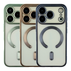 Купити Чохол TPU Metallic Chrome Full Camera with Magsafe для iPhone 17 Pro Max