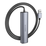 Купити Хаб USB Borofone DH12 4-в-1 USB to USB3.0*4(L=1.2M), 4
