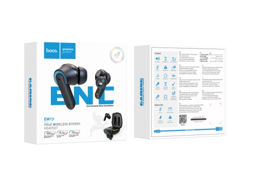 Купить Блютуз Стерео Гарнитура Hoco EW13 ENC, 2