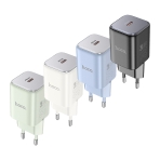 Купити Мережевий Зарядний Пристрій Hoco N43 1USB-C PD/QC 30W GAN