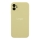 Купити Чохол Silicone Case Square Full Camera для iPhone 11 60.Crem Yellow