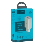 Купить Сетевое Зарядное Устройство Hoco C62A Victoria  2USB 2.1A Мятая упаковка