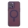Купить Чехол TPU+PC Magnetic Matte Camera Lens with Magsafe для iPhone 12 Pro Max Dark Purple