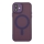 Купить Чехол TPU+PC Magnetic Matte Camera Lens with Magsafe для iPhone 12 Dark Purple