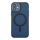 Купить Чехол TPU+PC Magnetic Matte Camera Lens with Magsafe для iPhone 12 Dark Blue
