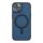 Купить Чехол TPU+PC Magnetic Matte Camera Lens with Magsafe для iPhone 14 Dark Blue