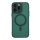 Купить Чехол TPU+PC Magnetic Matte Camera Lens with Magsafe для iPhone 14 Pro Max Dark Green