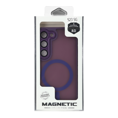 Купить Чехол TPU+PC Magnetic Matte Camera Lens with Magsafe для Samsung Galaxy S23 5G (S911), 8