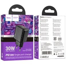 Купить Сетевое Зарядное Устройство Hoco CS22A 1USB-C PD/QC 30W