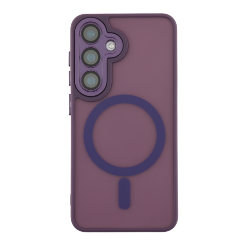 Купить Чехол TPU+PC Magnetic Matte Camera Lens with Magsafe для Samsung Galaxy S25 5G (S931), 12