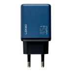Купити Мережевий Зарядний Пристрій LDNIO Q12 1USB/1USB-C GAN 45W+Type-C to Type-C