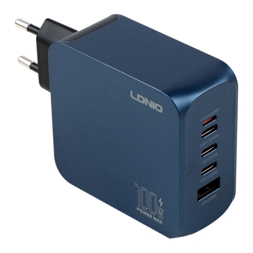 Купити Мережевий Зарядний Пристрій LDNIO Q8 1USB/3USB-C/IP GAN 100W+Type-C to Type-C, 3