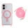 Купити Чохол TPU+PC LanyardCase with MagSafe для iPhone 17 Pink