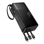 Купити Універсальна Мобільна Батарея Power Bank Hoco J156B Founder 22.5W+PD20W fully compatible power bank with four cables 30000mAh, 4