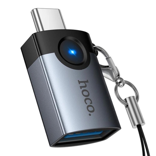 Купити Перехідник Hoco UA46C Type-C male to USB female USB3.0, 3