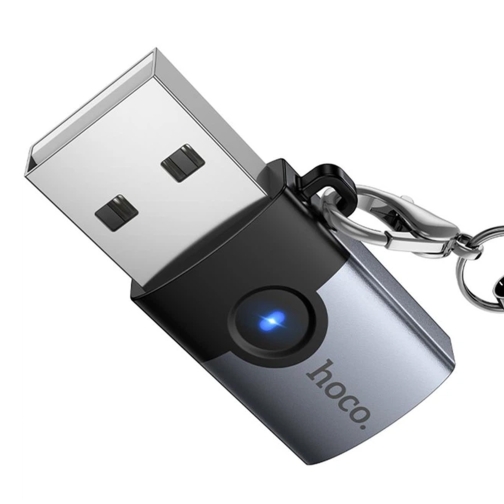 Купити Перехідник Hoco UA46B USB Male to Type-C female USB3.0, 5
